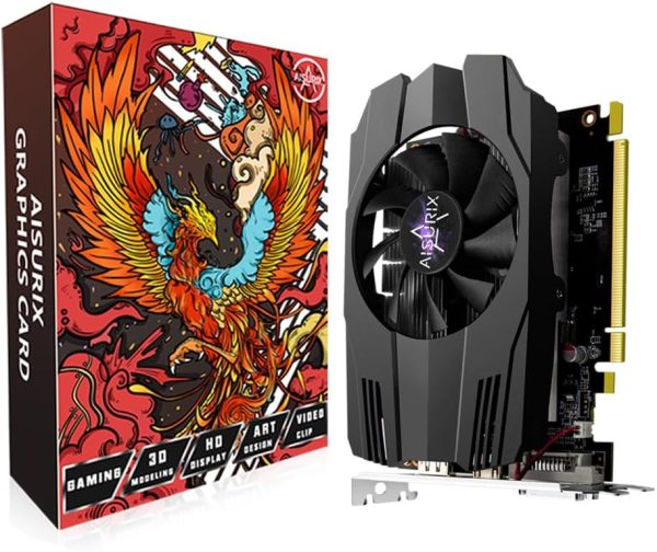 GTX 750Ti Graphics Card, 2GB GDDR5 128bit Direct X12 640SP Gaming Video Card, PCI Express 3.0x16 Interface, HDMI, DVI-D, VGA, Single Fan, Low Power GPU for Working Gaming