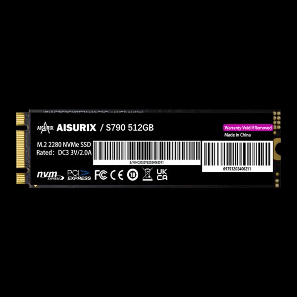 AISURIX NVMe PCle 3.0 512GB SSD M.2 2280 - Image 4